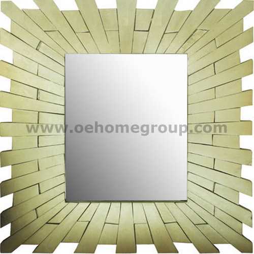 Elgant high quality wood wall mirror for home decoration